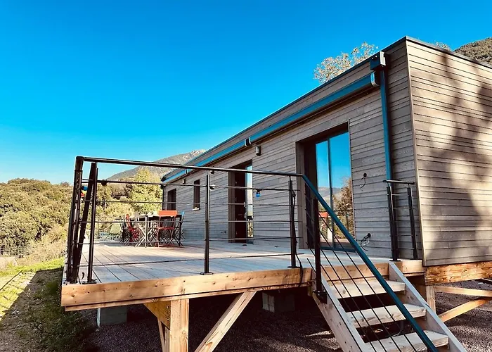 Dağ evi Charmante Maison Bois T3